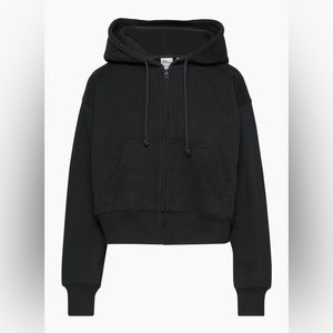 Aritzia cozy fleece boyfriend boxy zip